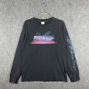 Rip N Dip Rave Long Sleeve Shirt Faded Black Grunge Mens Size Medium #1758